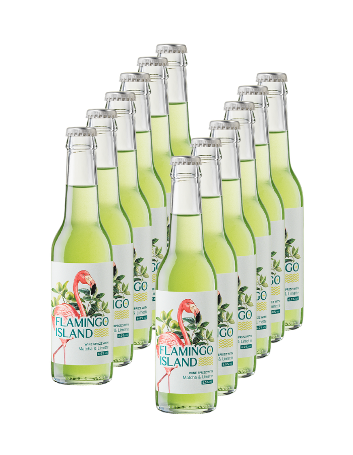 Flamingo Island – Matcha & Limette 12er Paket