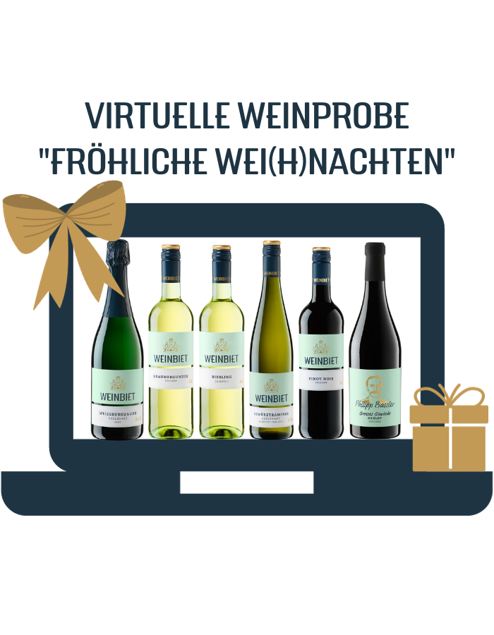 Virtuelle Weinprobe "Fröhliche Wei(h)nachten" | 12.01.24