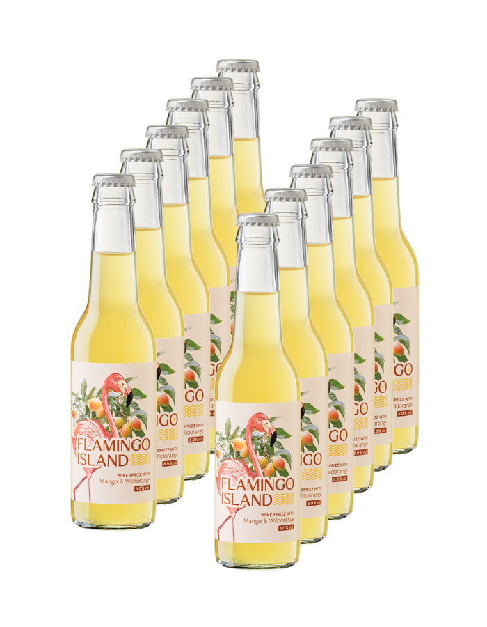 Flamingo Island Mango & Wildorange – 12er Paket