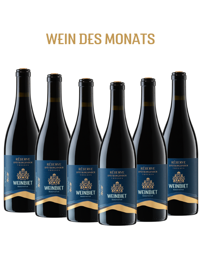 Wein des Monats RÉSERVE SPÄTBURGUNDER trocken