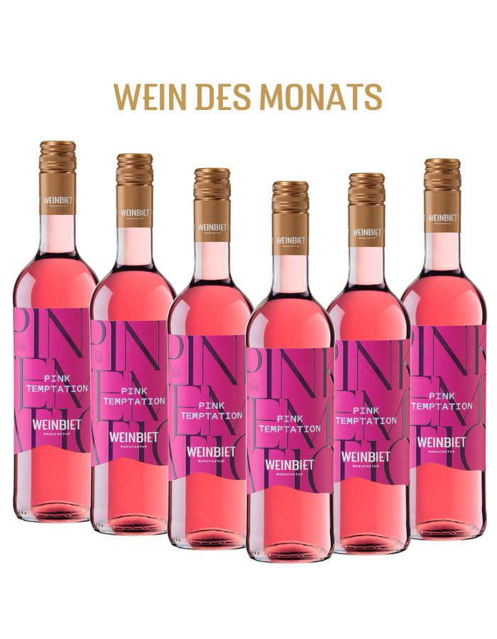 Wein des Monats Pink Temptation trocken