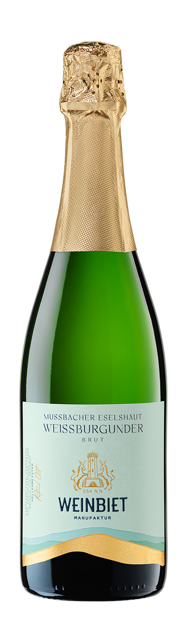 Mussbacher Eselshaut Weißburgunder Sekt brut Mussbacher Eselshaut Weißburgunder Sekt brut