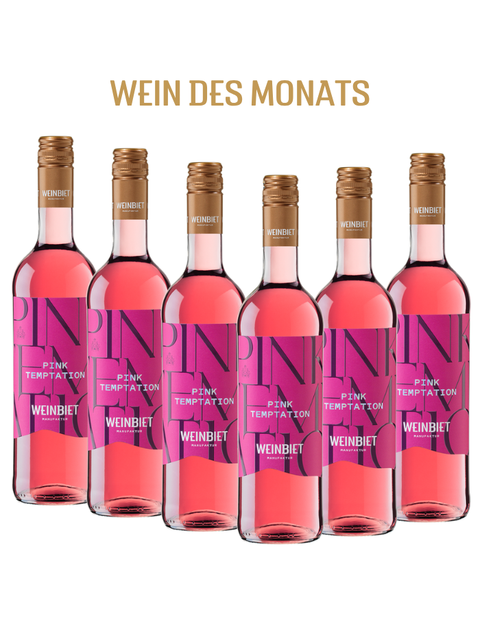 Wein des Monats Pink Temptation trocken