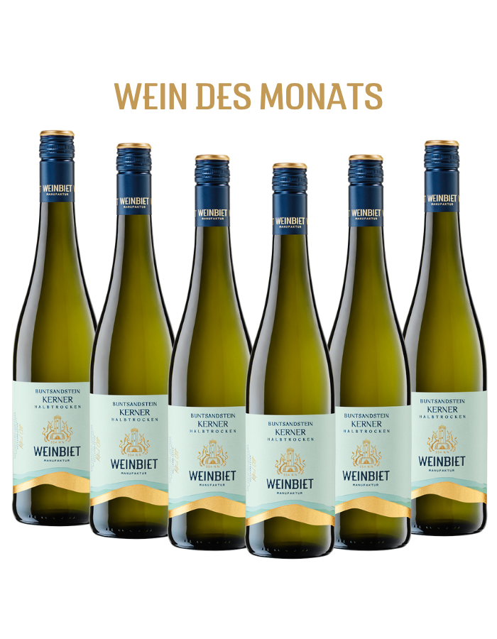Wein des Monats Buntsandstein Kerner halbtrocken